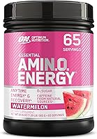 Vista 12 de Optimum Nutrition Amino Energy - Polvo energético preentrenamiento con té verde, BCAA, aminoácidos, apto para dieta cetogénica, extracto de café