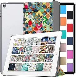 iPad 7,9 polegadas Mini 3 2 1 Geração [iPad Mini 3ª 2ª 1ª] A1599 A1489 A1432 MGNV2LL/A MGYE2LL/A MGNR2LL/A ME276LL/A ME277LL/A Capa impressa traseira rígida fosca translúcida - Damasco