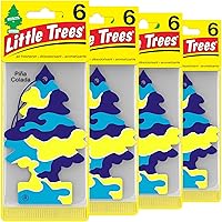 Vista 246 de Little Trees - Ambientador de árbol colgante que proporciona un aroma de larga duración para tu hogar o tu auto. Aroma Summer Linen, 24