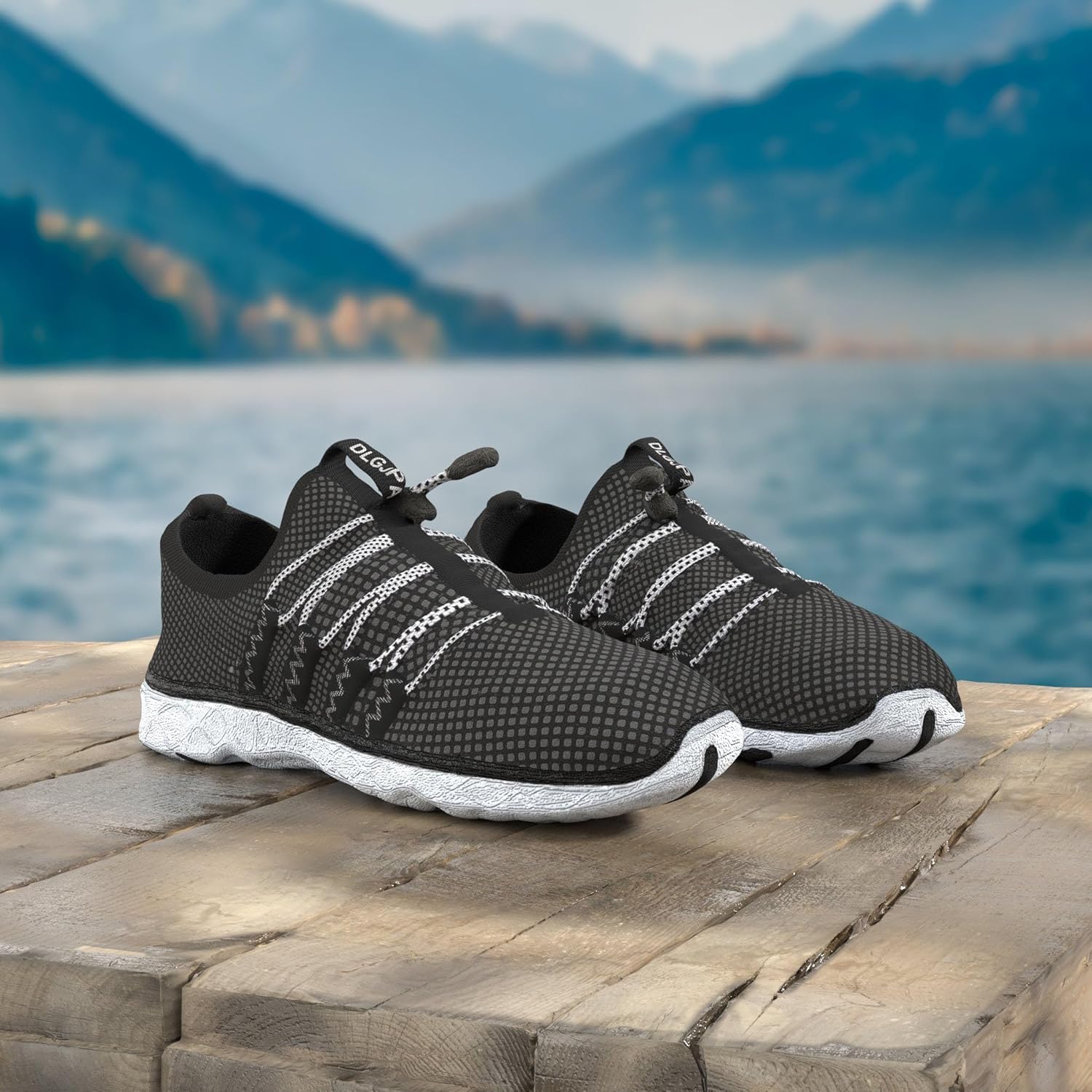 DLGJPA Women's Lightweight Quick Drying Aqua Water Shoes Athletic Sport Walking Shoes - Image 2