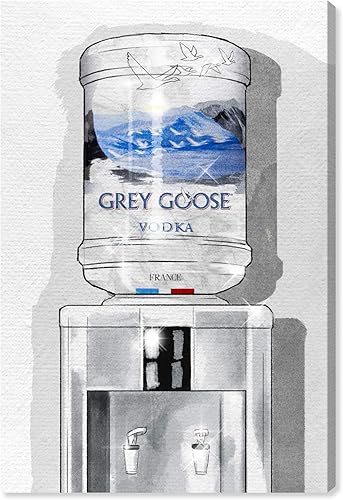 The Oliver Gal Artist Co. Drinks and Spirits - Lienzo decorativo para pared, diseño de vodka francés durante días, licor para decoración del hogar,