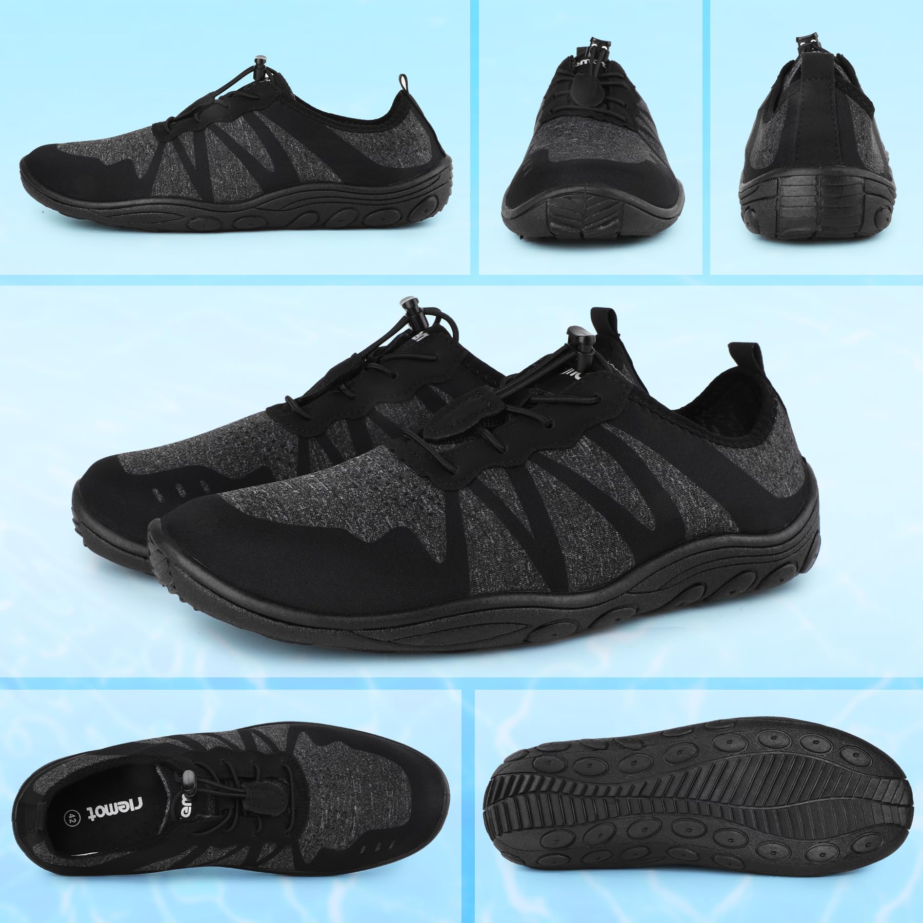 Scarpe Barefoot Uomo Donna, Scarpe da Mare ad Asciugatura Rapida per Il Nuoto, Il Surf e Le Immersioni 37-45 EU