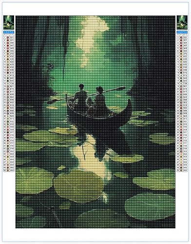 Miniatura 10 de Kits de pintura de diamantes 5D para adultos principiantes, imagen de boda de luna, arte de diamantes, pintura con diamantes de cuentas, puntos,