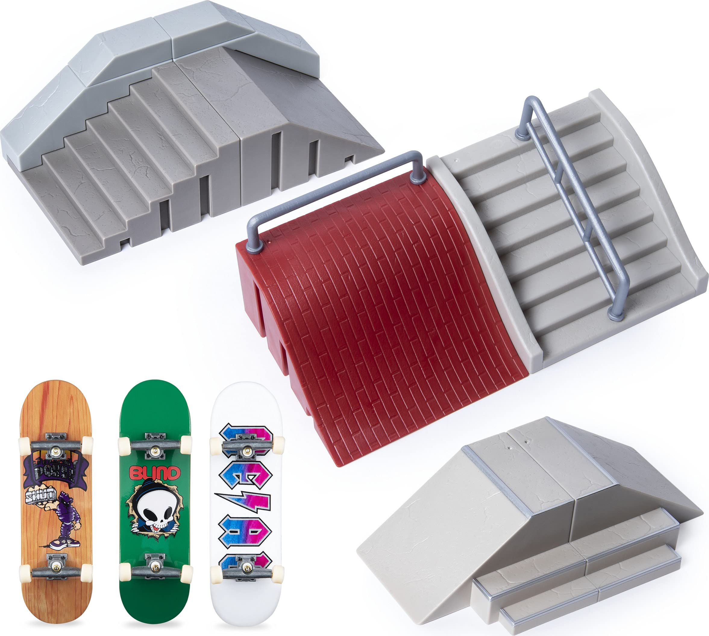 Tech Deck Ultimate Street Spots Pack With 3 Fully Assembled Exclusive Boards Coast To Coast Edition Amazon Com Au Toys Games