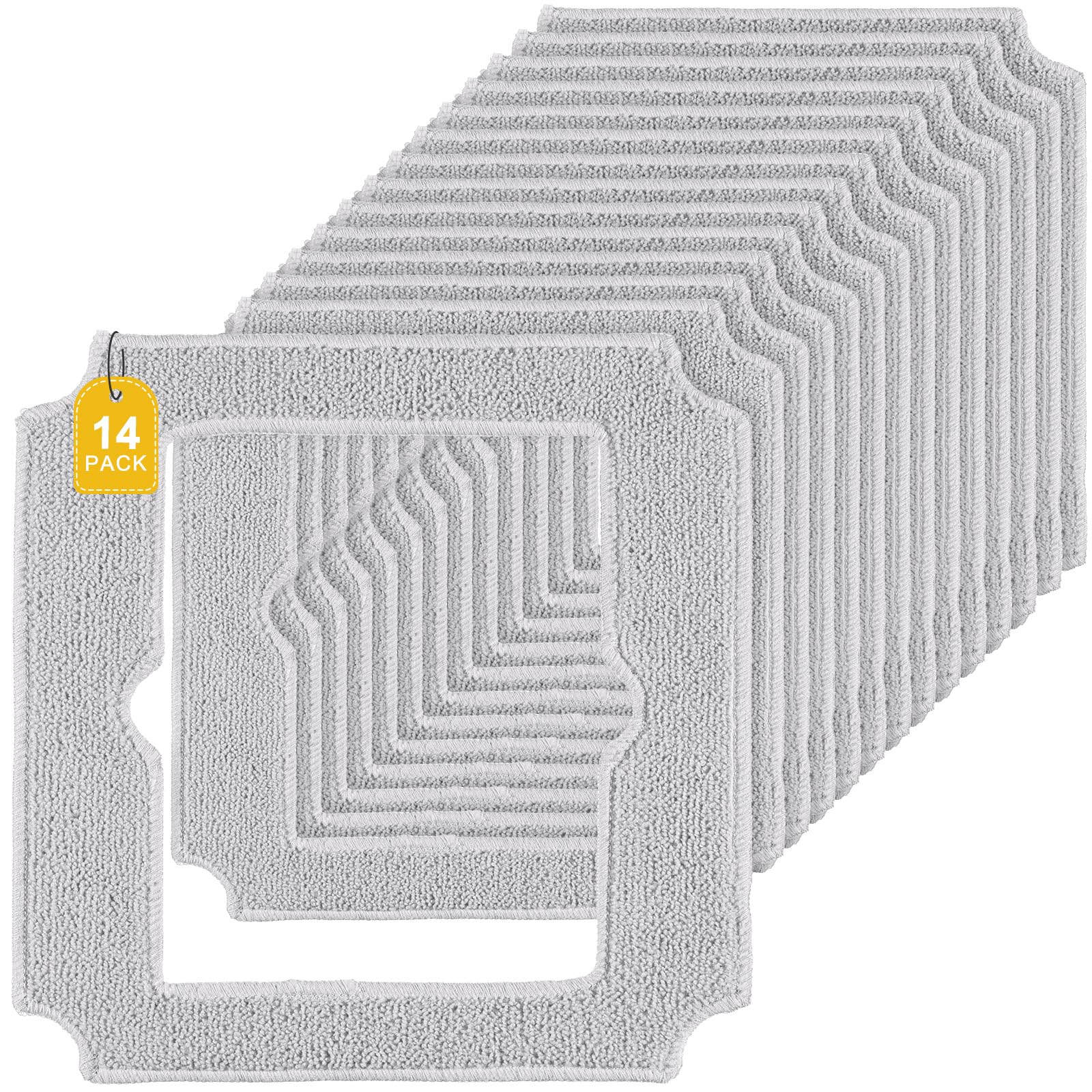 14 Pack Replacement Mop Pads for ECOVACS WINBOT Mini Window Cleaning Robot