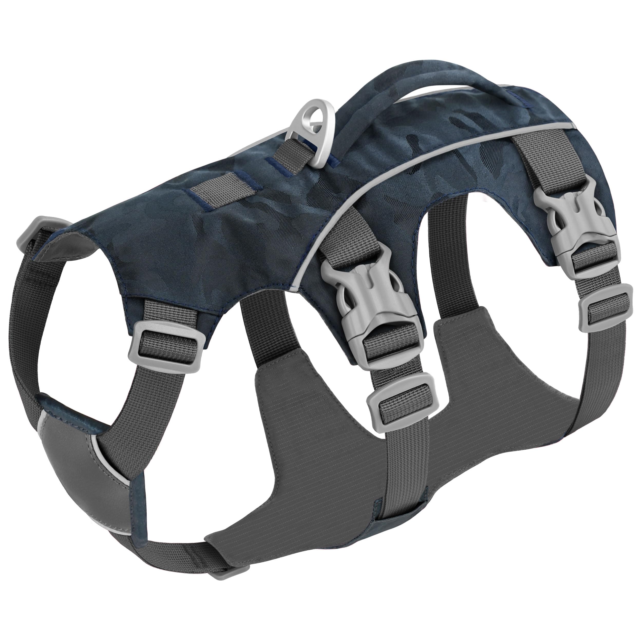 AKAILEA Escape Proof Dog Harness Small Sized Dog, Lightweight Full Body Pet Vest with Lift Handle & Leash Clip, Reflective Adjustable No Slip Dog