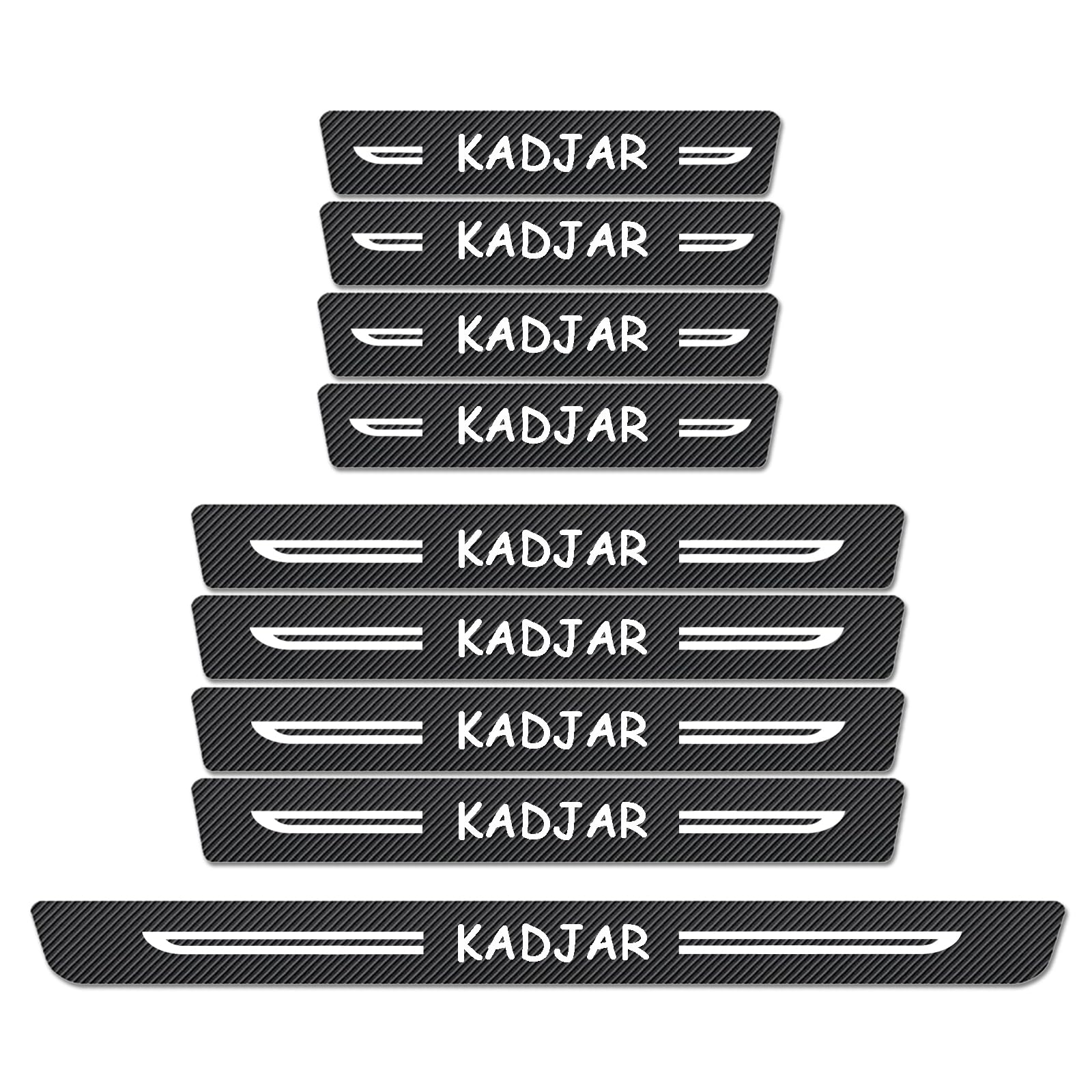 WXH97F Door Sill Protectors for Renault Kadjar 2015-2026