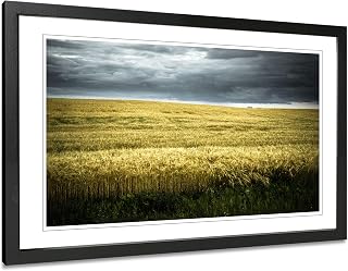 Saskatchewan Grassland Photography Print. Prairie Storm Wall Art.