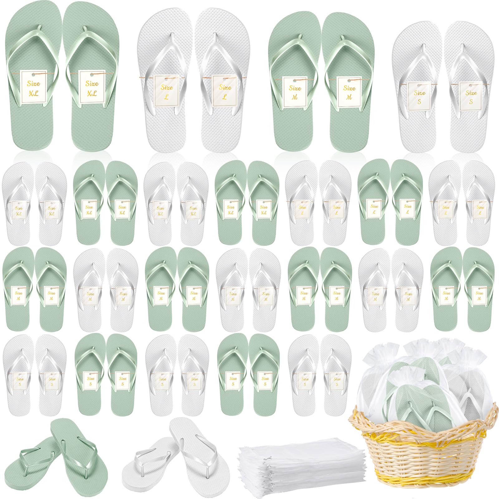 Unittype 24/48 Pairs Flip Flops Bulk