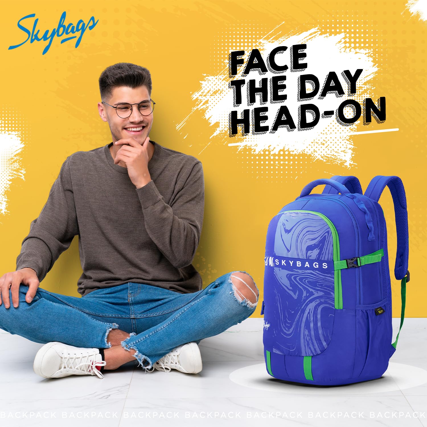 Skybags Vesper Spacious 40L Laptop Backpack (15.6"), 3 Compartments — Amazon image 2