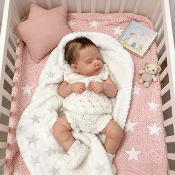 Realistic Reborn Baby Dolls Silicone Full Body Vinyl 20 Inch Real Life Baby Dolls that Look Real Baby Doll Anatomically Correct Girl Lifelike Newborn Doll with Rooted Hair