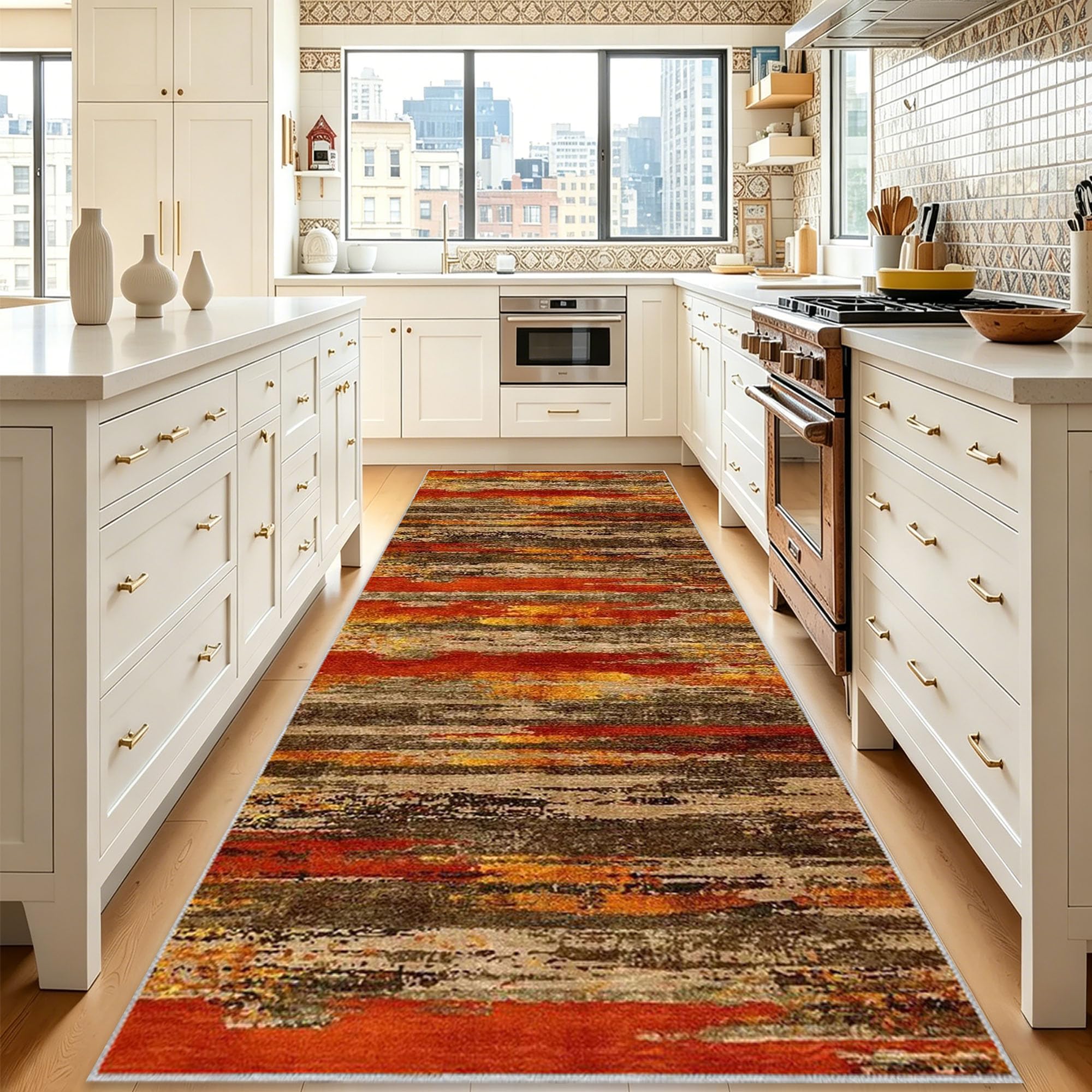 Tapis Couloir Antidérapant Long Rug 80 x 450 cm