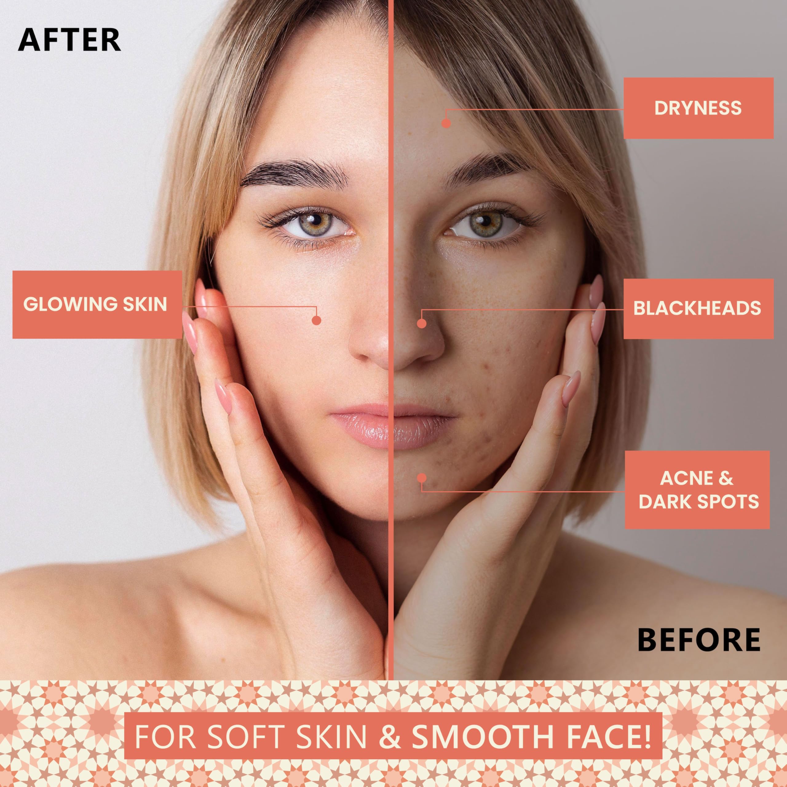 Exfoliante facial y herramienta para el cuidado de la piel, almohadilla suave para uso diario en la cara y el cuello, elimina la piel muerta y logra un brillo suave y radiante para hombres y mujeres,