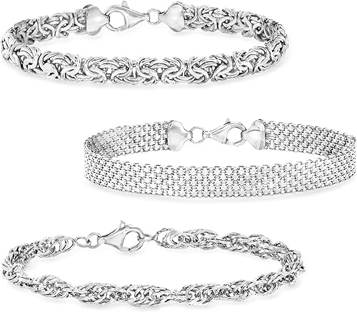 Ross-Simons Jewelry Set 3 Link Bracelets