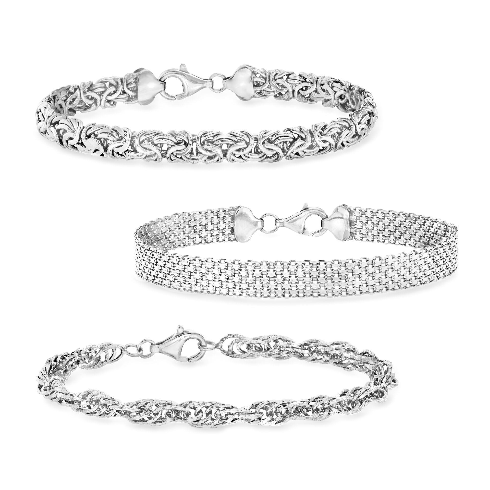 Ross-SimonsJewelry Set: 3 Link Bracelets