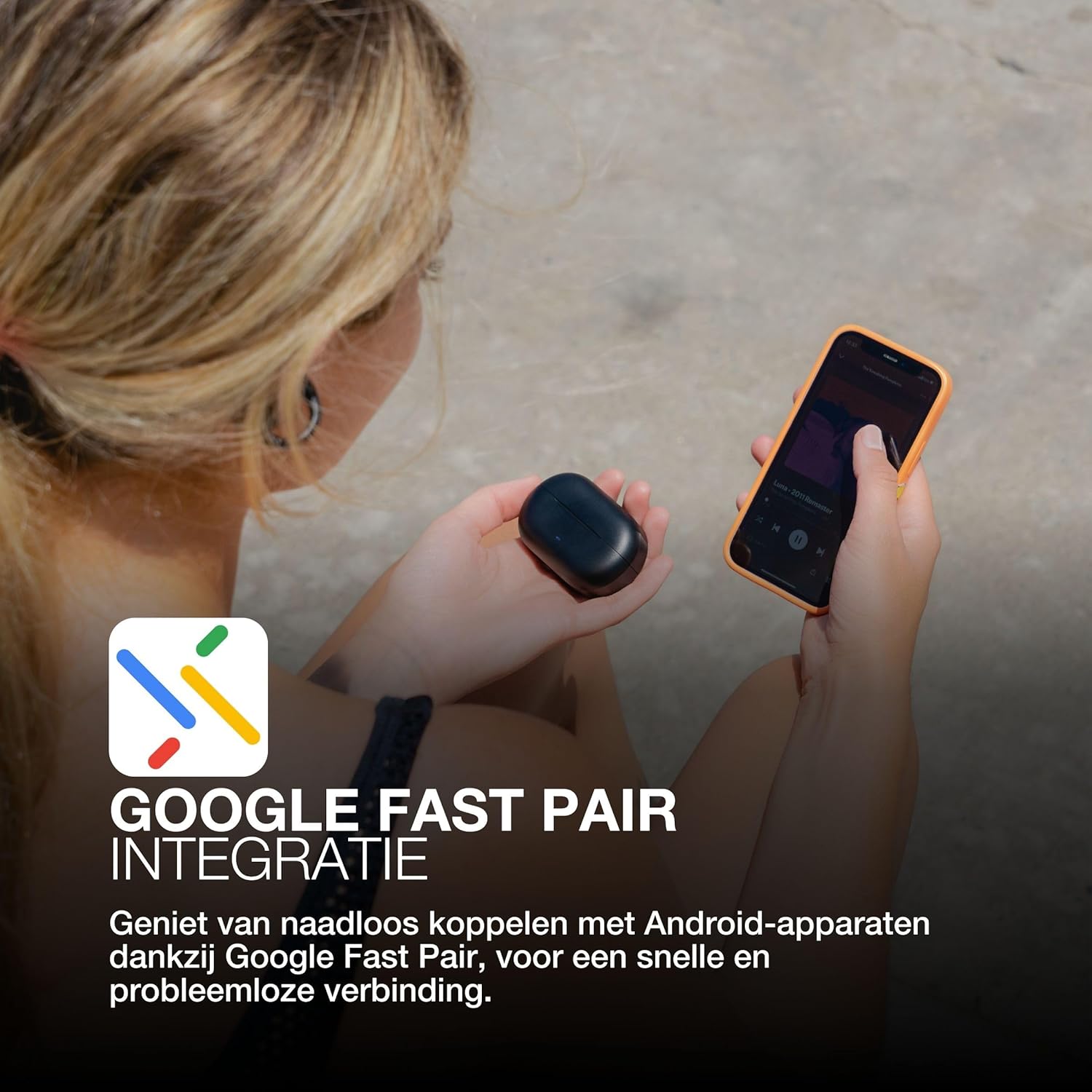 JLab Flex Open Earbuds, Clip-on Cuff Design, Wireless Open-Ear Audio Freedom Effortless Fit, Safe Listening, Bluetooth Multipoint, Customize with The App, Black - Image 10