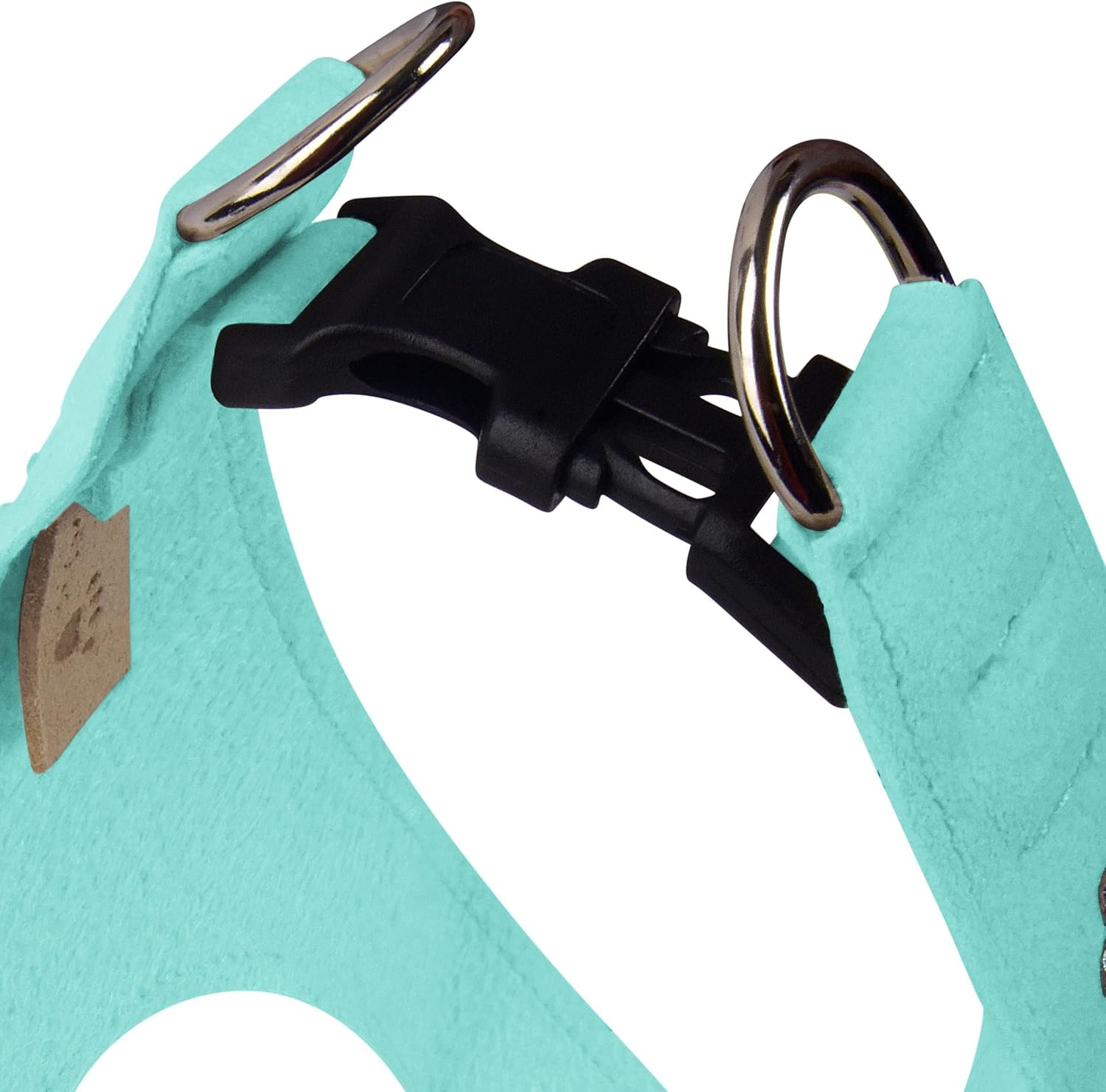 Susan Lanci Designs Crystal Paws Step in Harness for Dogs and Pets, Tiffi Blue, XXS