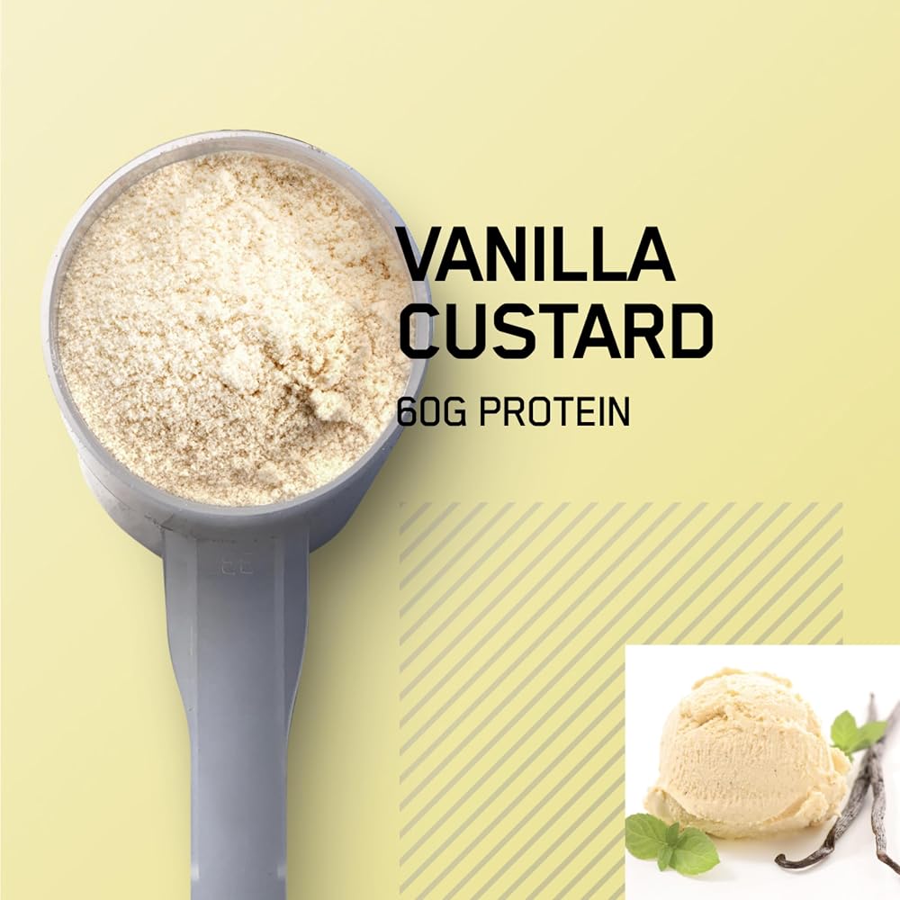 Optimum Nutrition Gold Standard Pro Gainer, Weight Gainer Protein Powder, Vanilla Custard, 5.09 Pounds (Packaging May Vary)