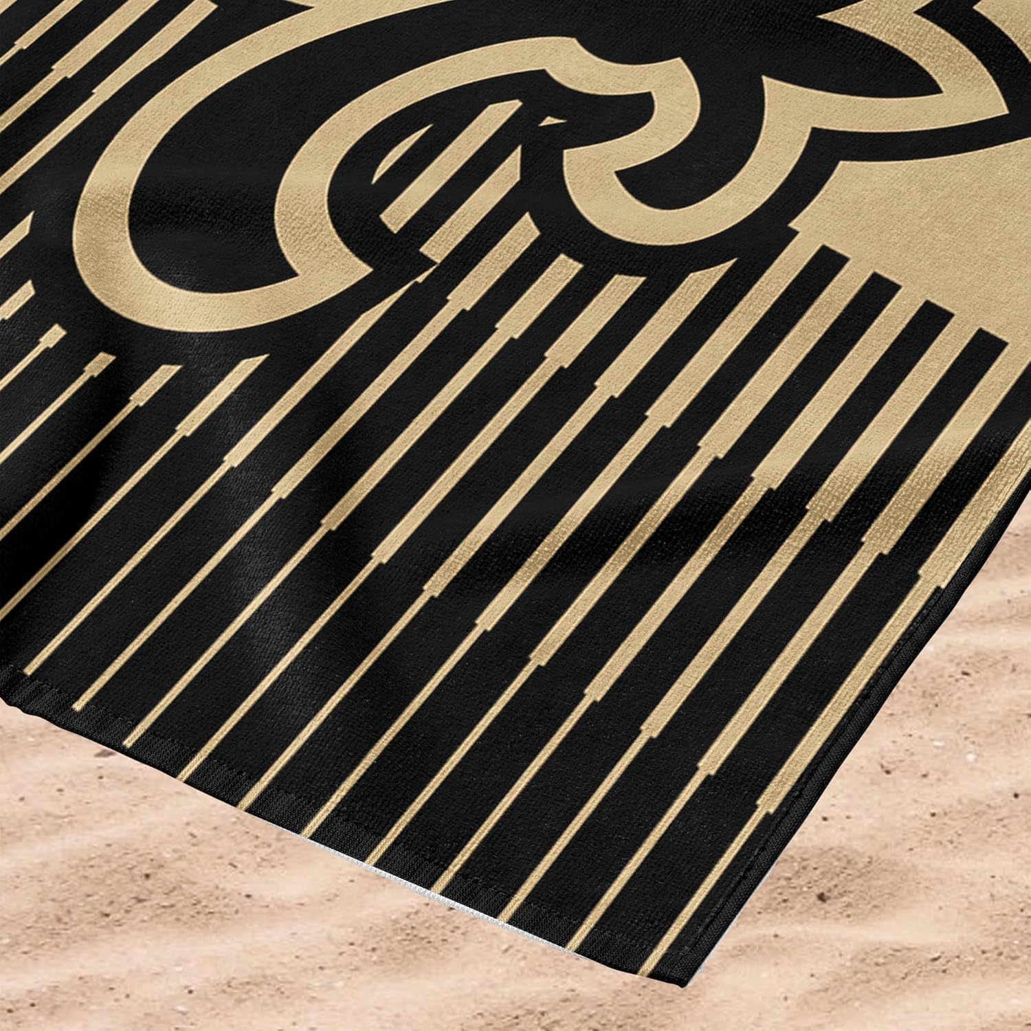 Northwest New Orleans Saints NFL Progression Jacquard Beach Towel 36 x 72 Inches - Image 5