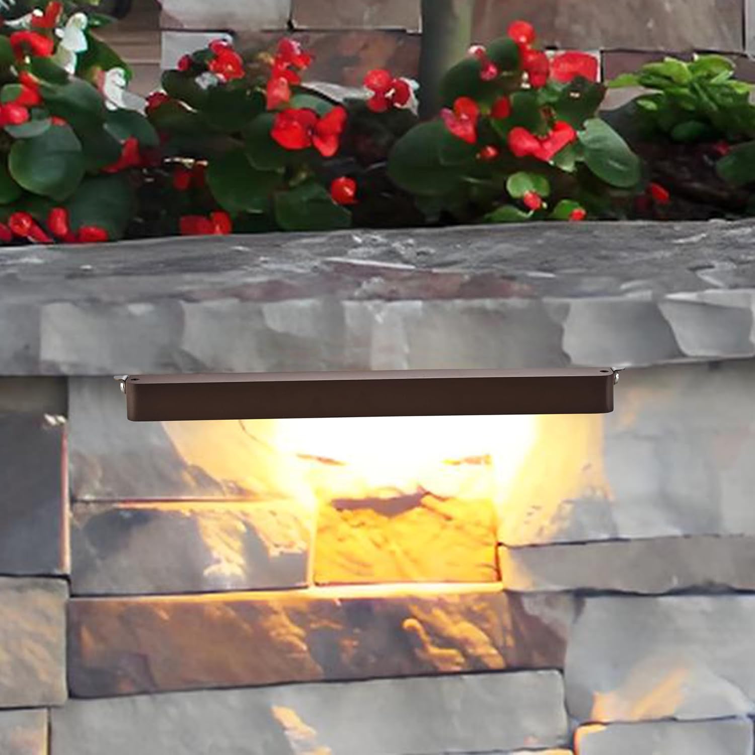 Low Voltage LED Step Lights 4 Pack, 12.25 Inch Landscape Lighting for Deck, Stairs & Pathway, 5CCT Adjustable 2700K-6500K, Waterproof Outdoor Retaining Wall & Paver Lights, 12V 5W High Brightness