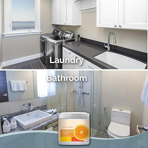 Miniatura 5 de Smells Begone - Gel absorbente de olores ambientador. Fabricado con aceites esenciales naturales, paquete de 2 unidades (15 onzas)