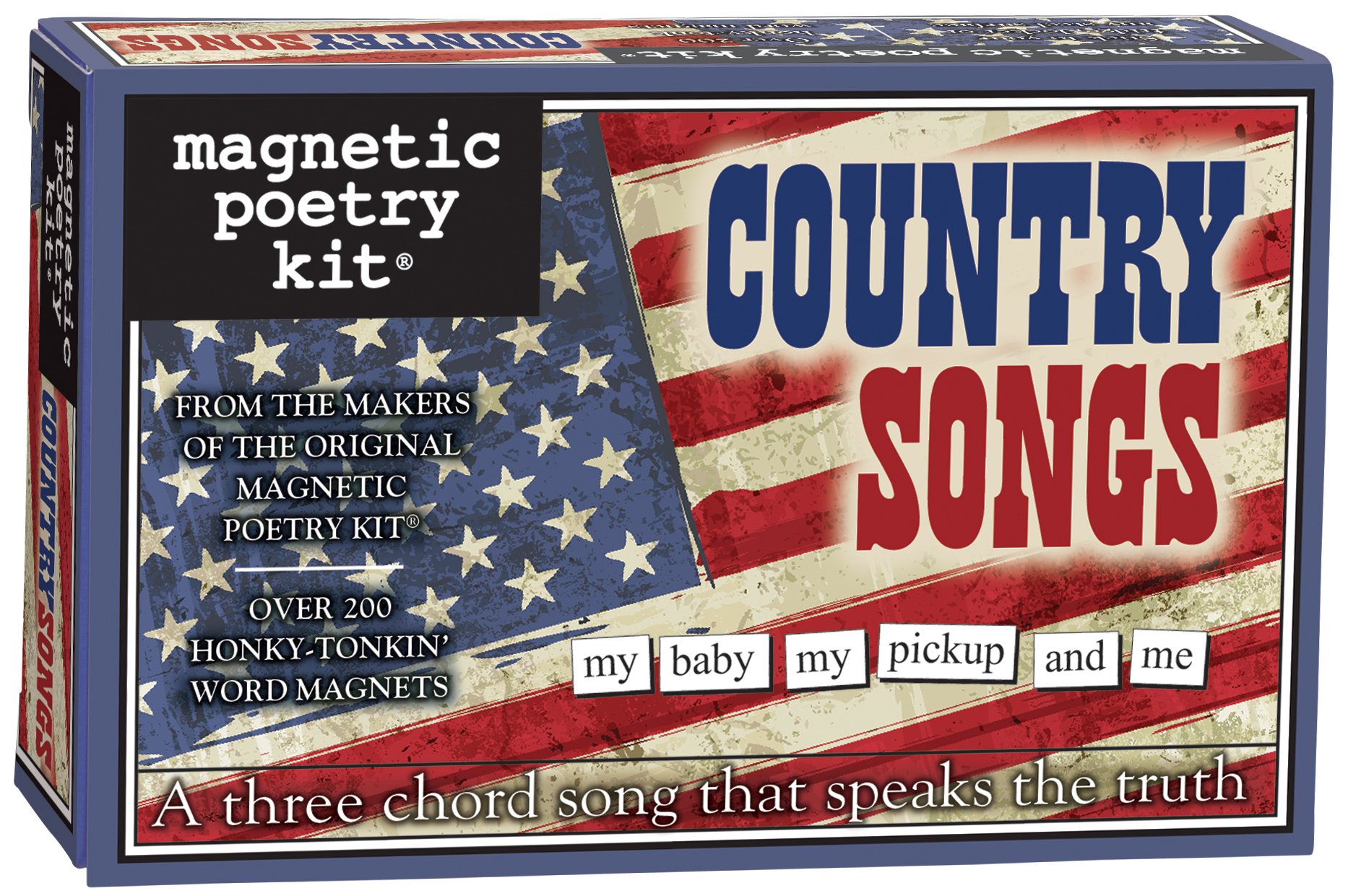 Magnets poésie chanson country mots aimantés pour frigo