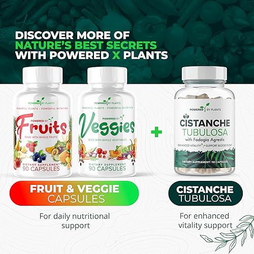 Miniatura 8 de Cápsulas de frutas y verduras, superalimento natural lleno de vitaminas y minerales, suplementos de frutas y verduras para adultos, paquete de 6, 90