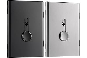 Tatuo 2 Pack Premium Quality Business Card Holder Case