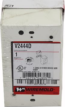 Wiremold V2444D V2400D Steel Over-The-Raceway Device Box