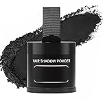 Gowwim Root Touch up Powder, Instantly Gray Hair Cover up Hairline Powder for Women & Men Waterproof and Sweatproof Root Cover Up Long-Lasting for Thinning & Loss Hair (Black, 10g)