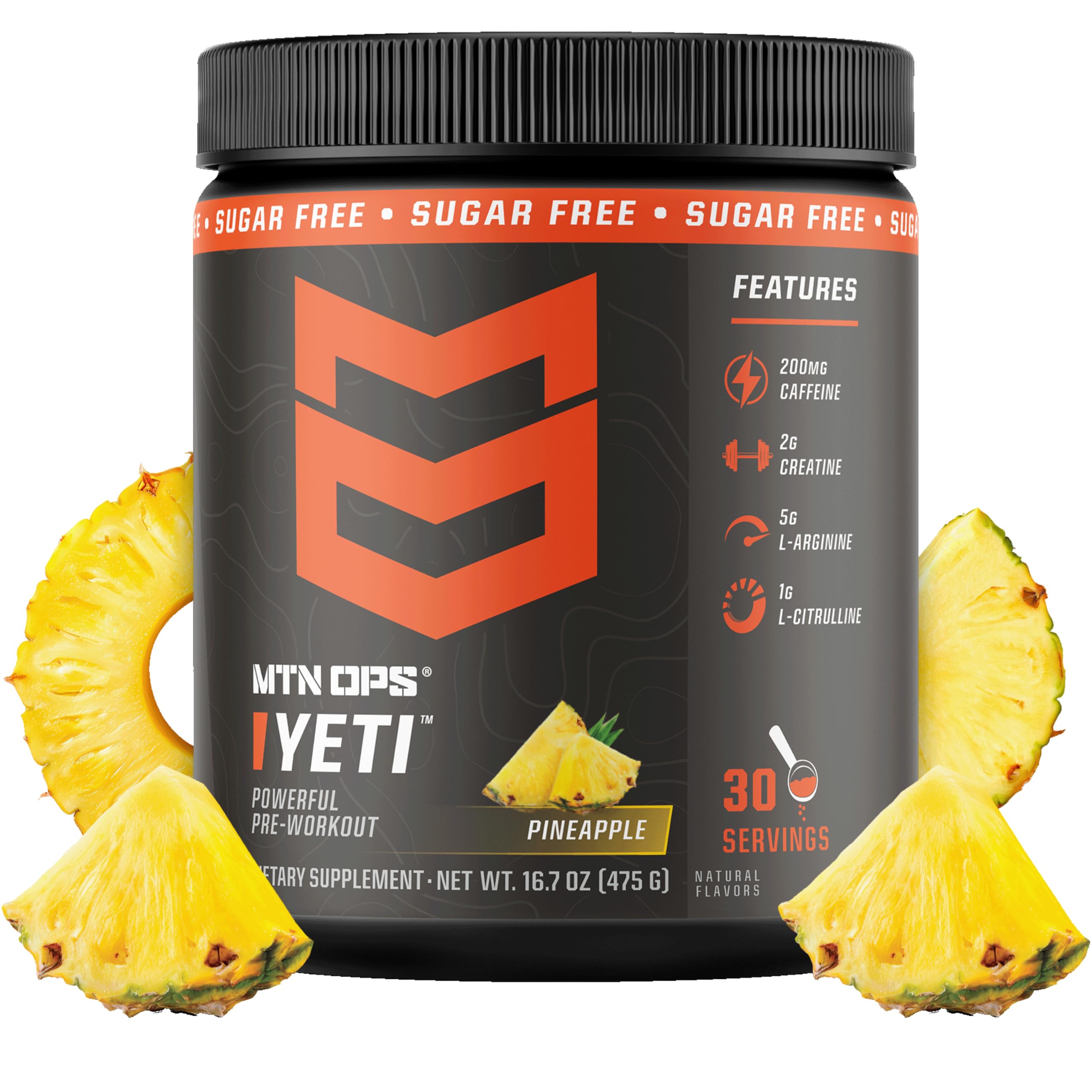 Amazon.com: MTN OPS Yeti Pre-Workout Powder Energy Drink with