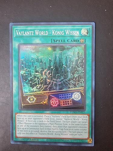 Vaylantz World - Konig Wissen - TAMA-EN013 - Tactical Masters - Super Rare - 1ª edición disponible en Yaxa Guatemala