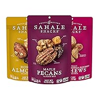 Vista 60 de Sahale Snacks - Mezcla glaseada de pacanas al ron y bananas, 4 onzas (paquete de 6)