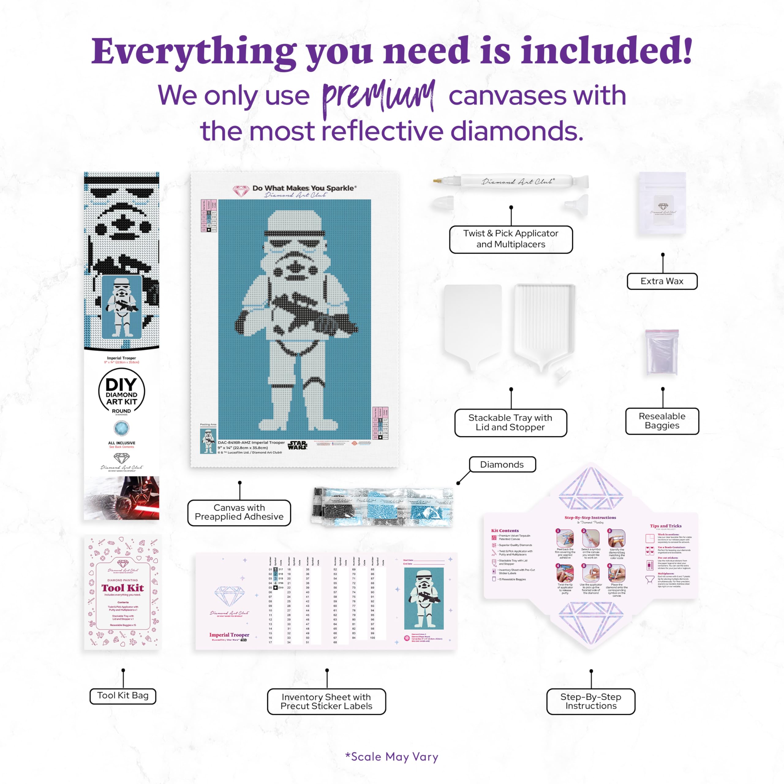 Diamond Art Kits for Adults - Imperial Soldier -3