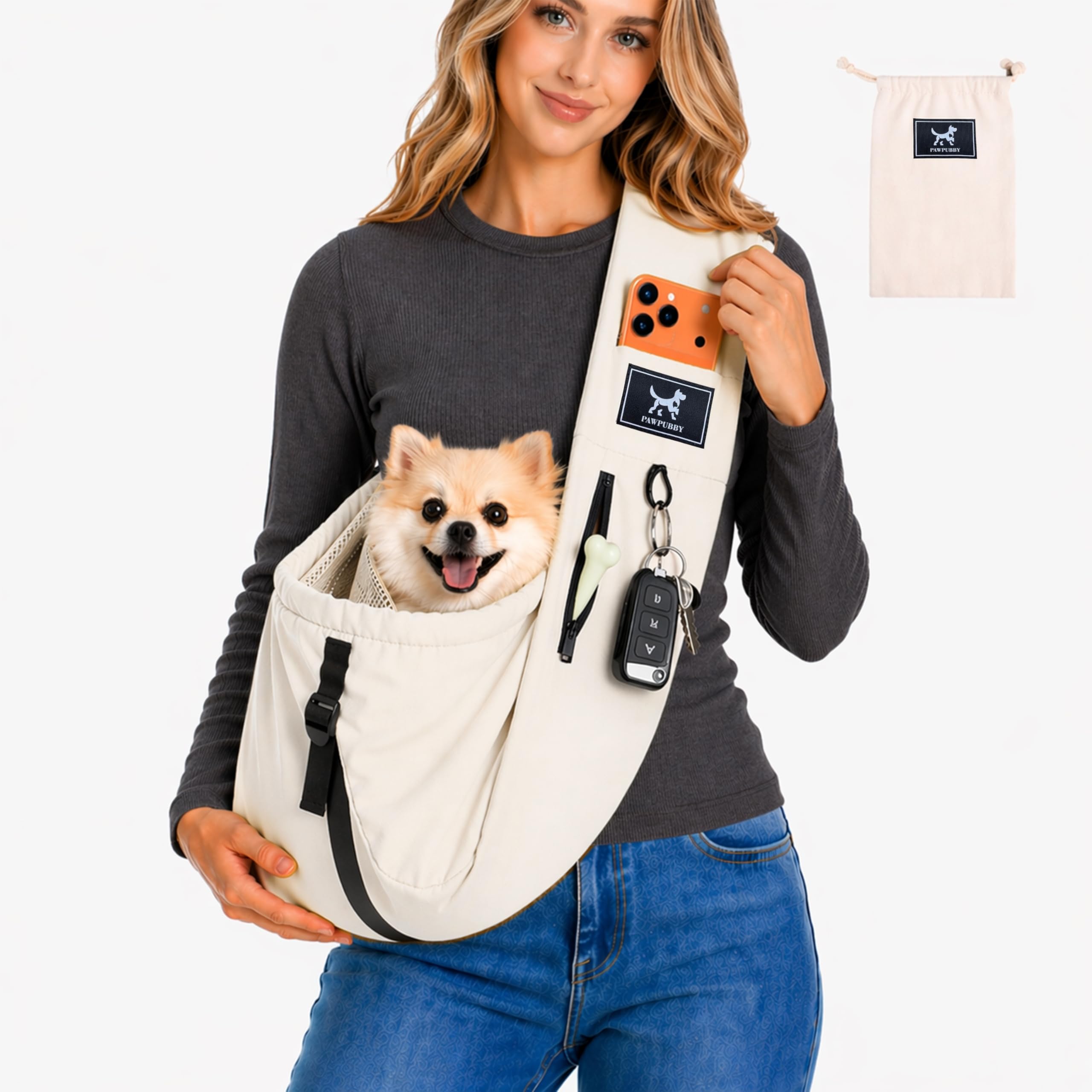PAWPUBBY Pet Sling Carrier