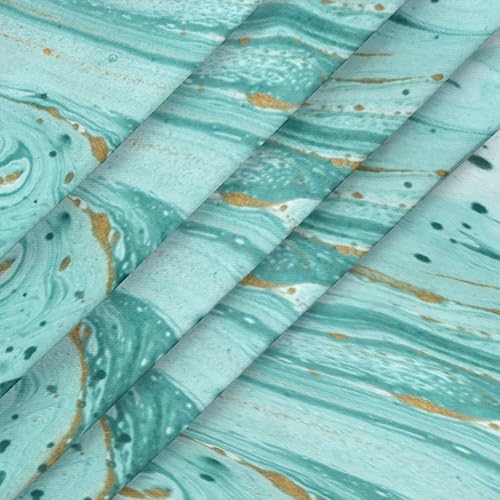 Vista 79 de cfpolar Mantel redondo ajustable de verano, hojas de palma tropical, borde elástico, mantel redondo lavable para uso en interiores y exteriores, se