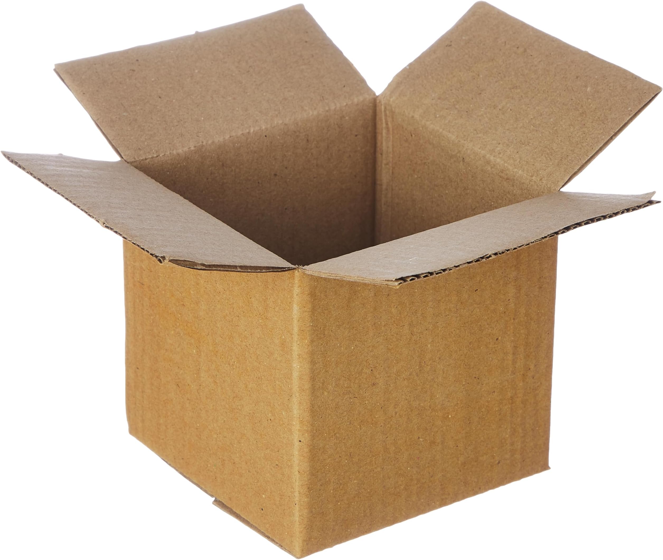 - BonKaso 3 Ply Brown Corrugated Shipping Boxes for Secure Packaging, Moving & Goods Transportation, 5x5x5 Inches, Eco-Friendly, Pack of 10