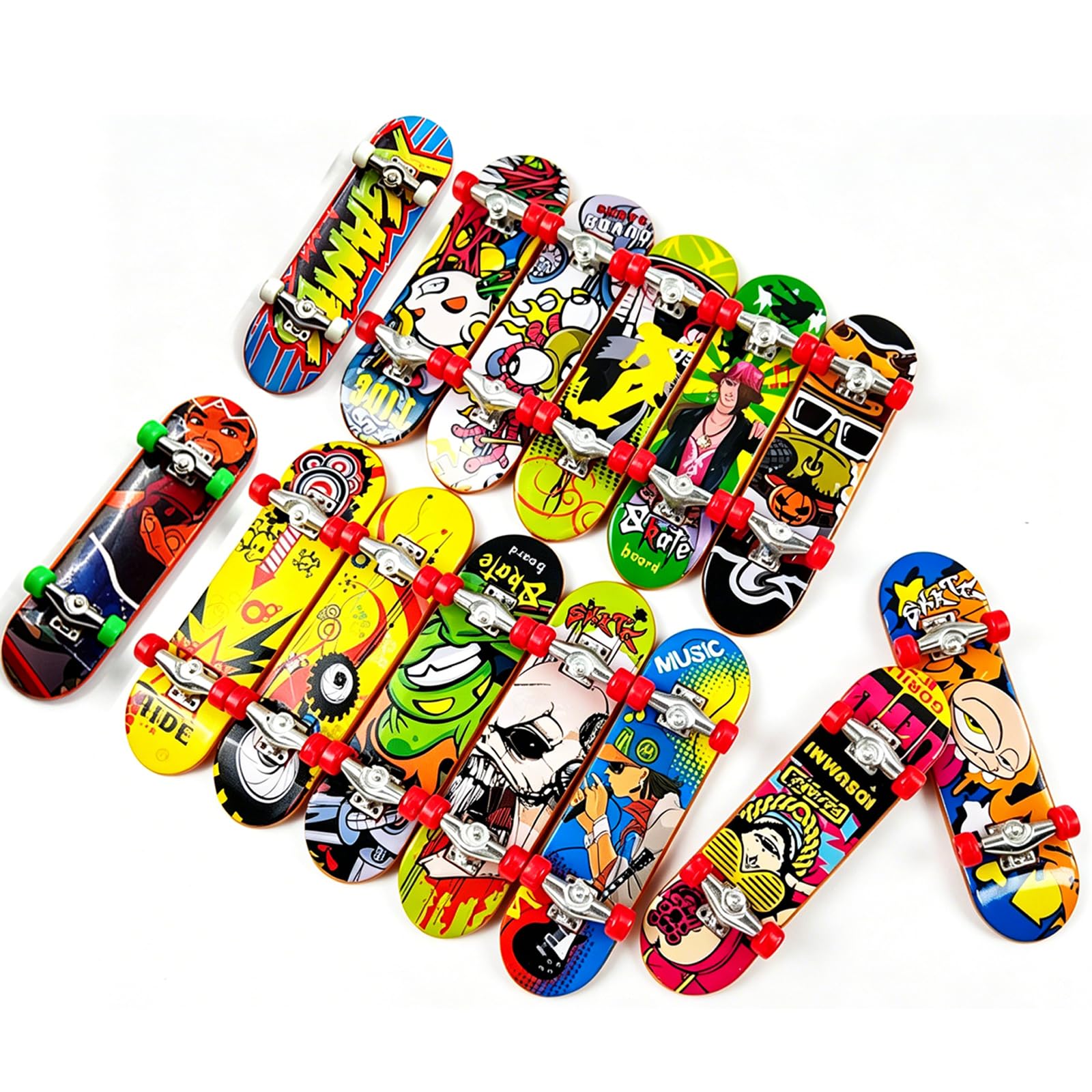 14Pcs Mini Skateboard, Finger Skateboards, Finger Boards for Party Toy