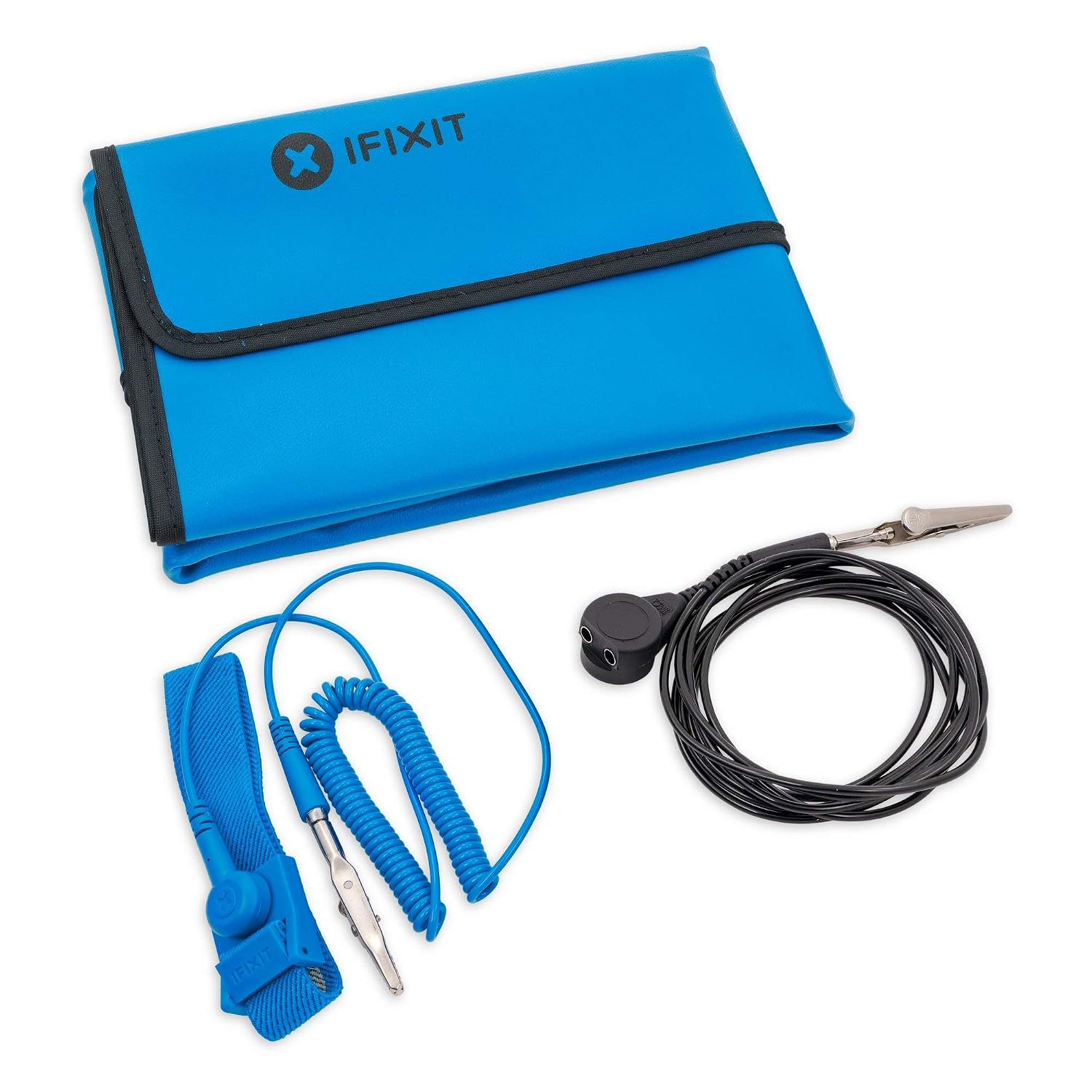 iFixit Portable Anti-Static Mat, Składana mata antystatyczna do ochrony wrażliwej elektroniki przed wyładowaniami elektrostatycznymi