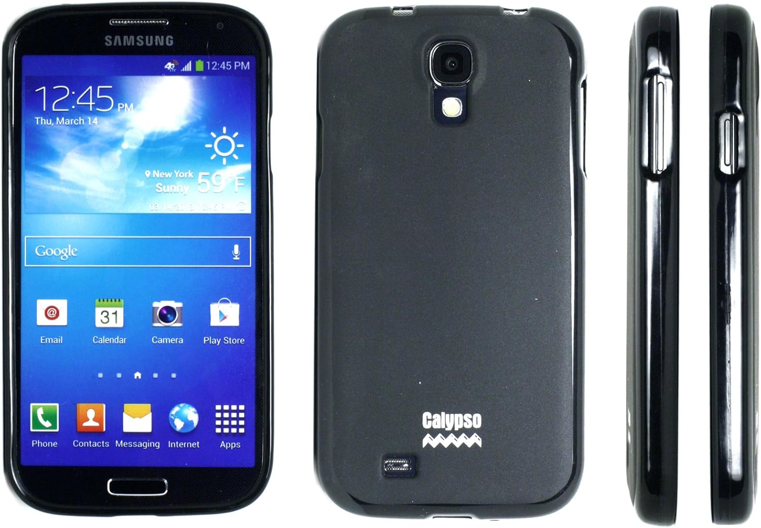 Calypso Matte Back Black AntiFingerprint Flexible Jelly