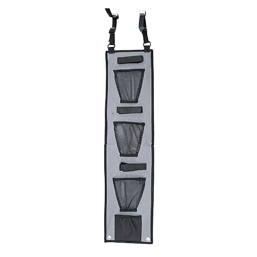 Lockdown Handgun and Tactical Rifle Upper Hanger with Mesh Pockets for Gun Vault Organization, Storage and Security