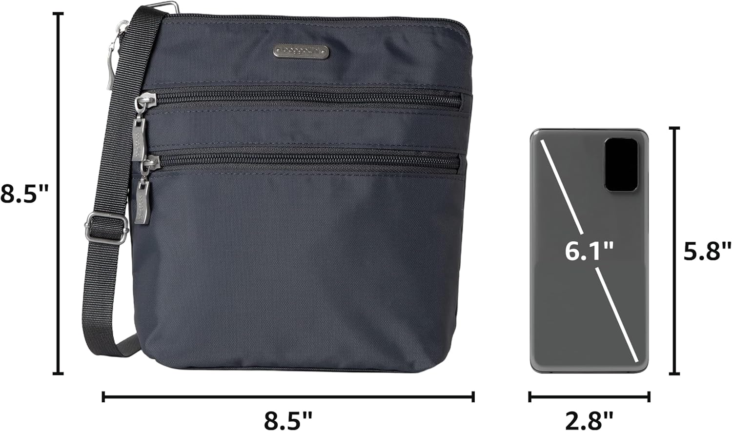 Baggallini Women's Essential Crossbody Bags image 3