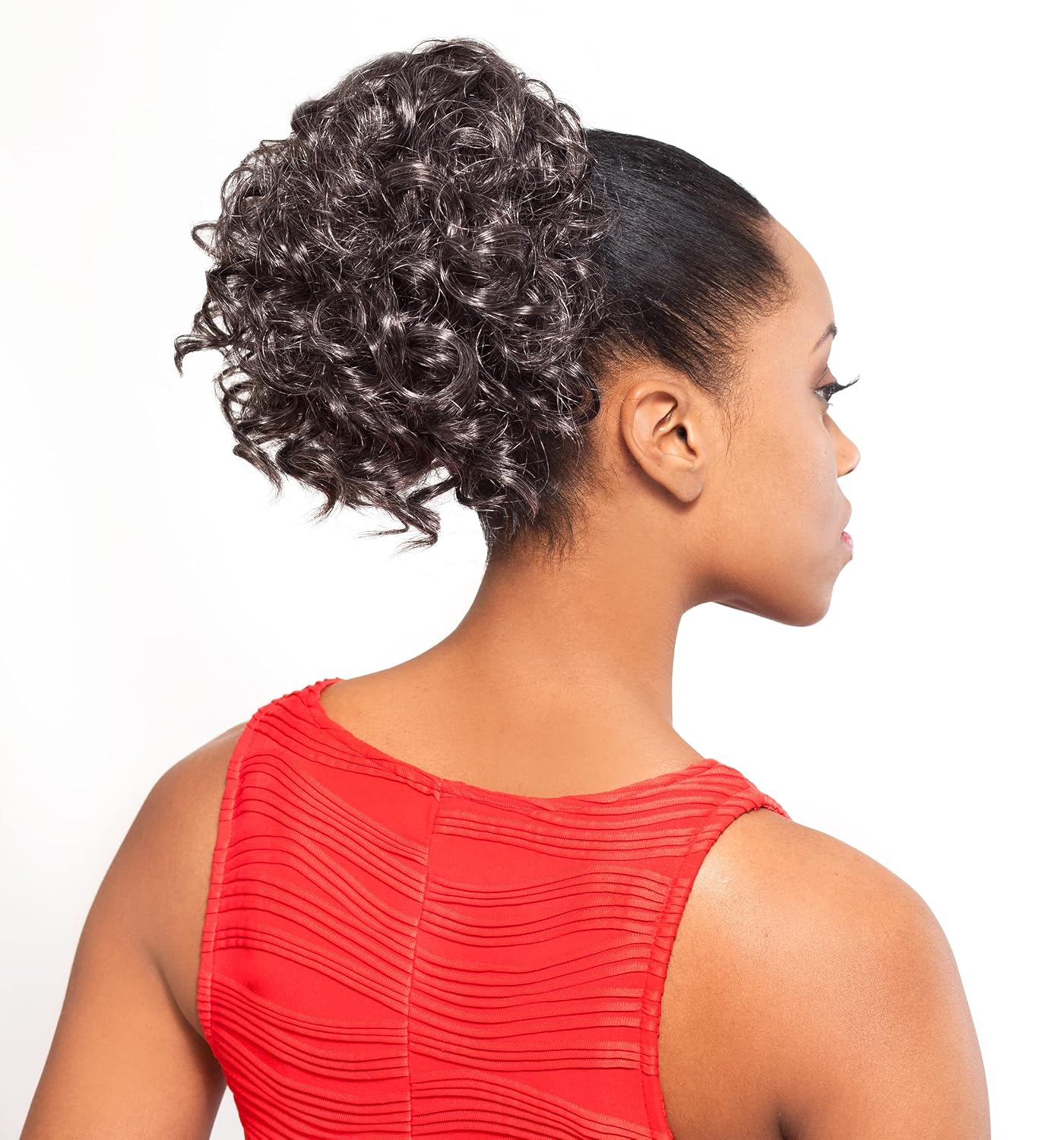 Foxy Silver (DS006) - Synthetic Ponytail in 1