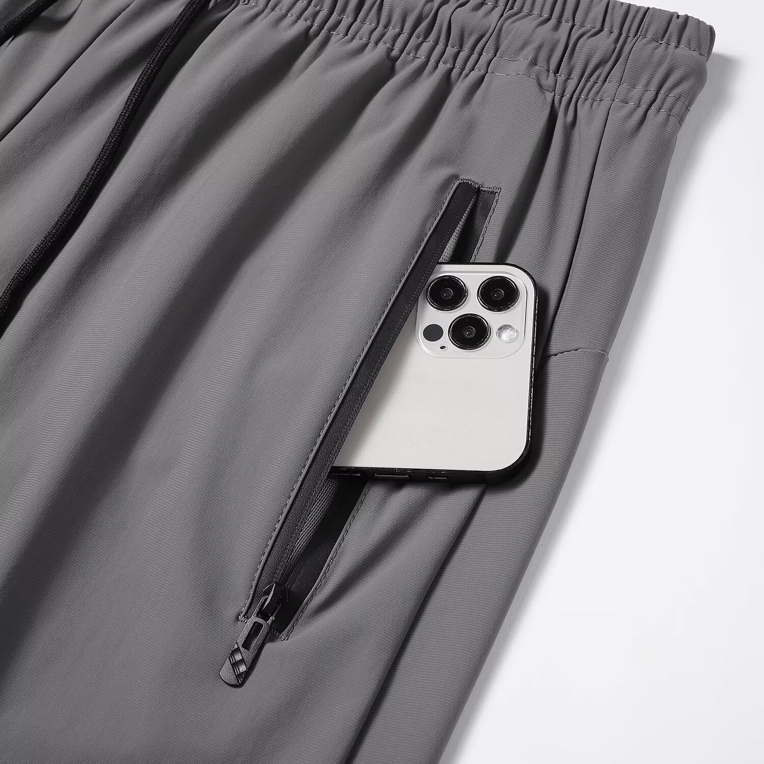 shepretty Hombre Deporte con Bolsillos Pantalones Cortos Deportivos de Secado Rápido y Transpirables para Correr Entrenamiento Ropa Shorts Deportiva