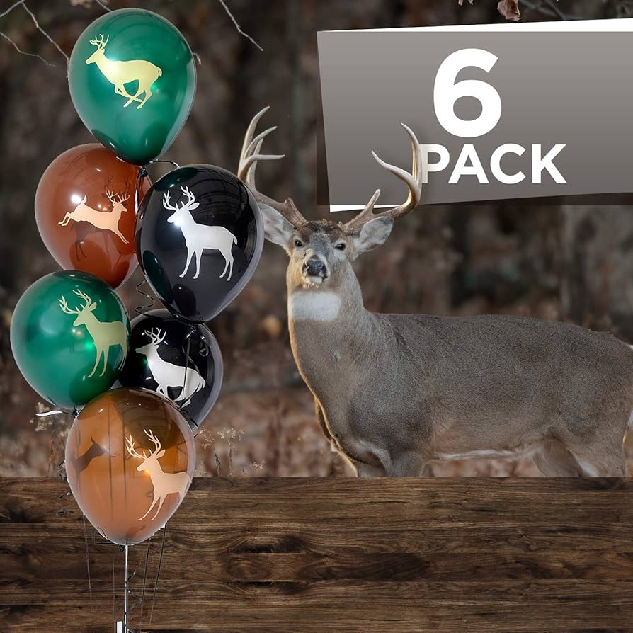 Amazon.com: Havercamp Next Camo Party Bucks Latex Balloons