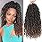 14 Inch 8 Packs Goddess Locs Crochet Hair Pre Looped Faux Locs Crochet Hair for Women Soft Boho Hippie Locs Hair Extension Synthetic (T30)