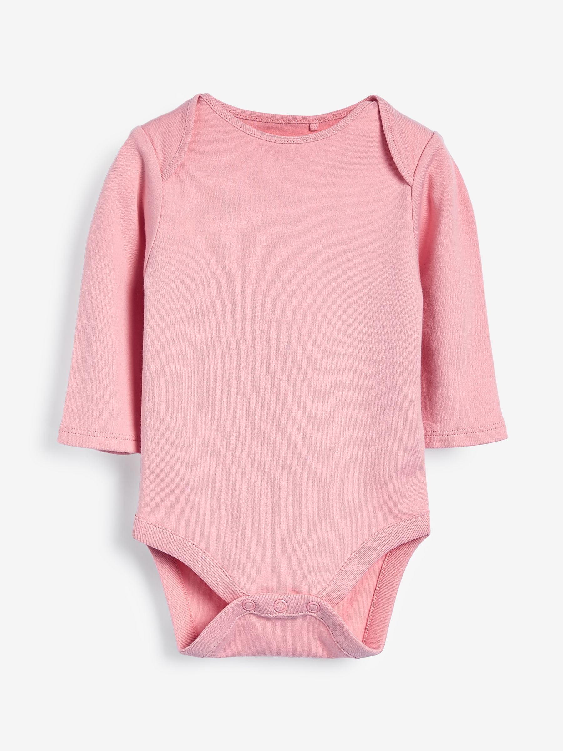 NEXT Baby Mädchen Essential Langarm-Bodysuits aus 100% Baumwolle, 5er-Pack