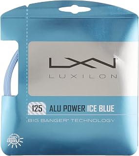 Luxilon ALU Power 120 Tennis Strings - Pro Tour Top Choice for Power, Control & Spin | Set & Reel Grey