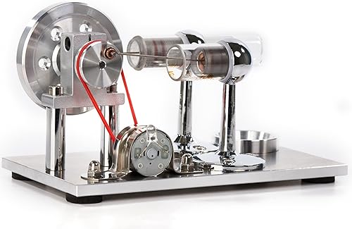 Juguete educativo eléctrico con motor con generador de electricidad. Colorido. Larga aire caliente. De Sunnytech. LED SC001.