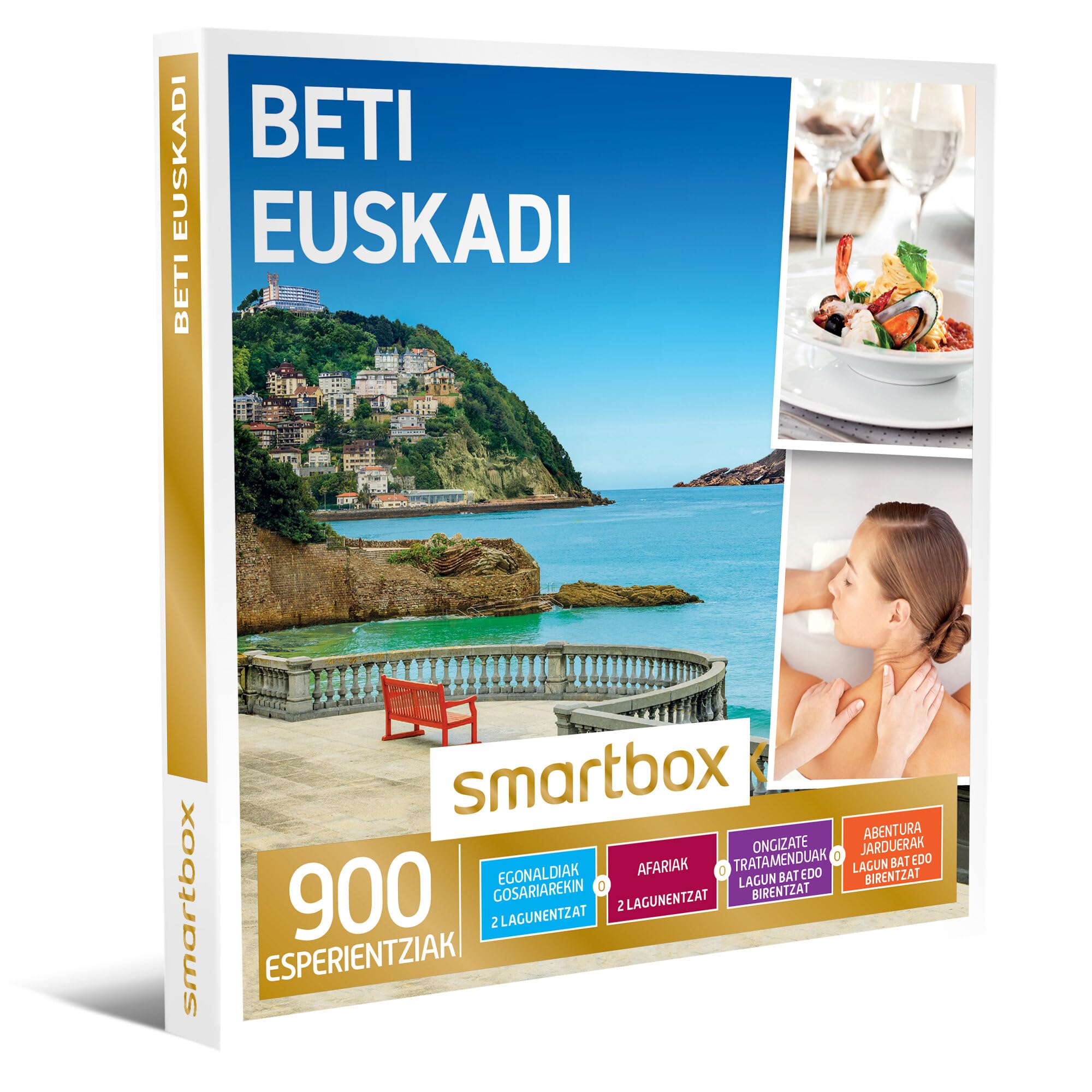 Smartbox - Caja Regalo Beti Euskadi - Idea de Regalo para Amigas - 1 Experiencia de Estancia, gastronomía y Mucho más para 1 o 2 Personas
